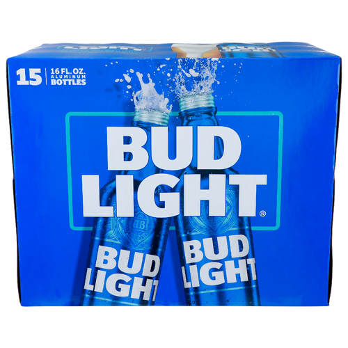 Bud Light Beer - 16 Fluid Ounce - 15 Count