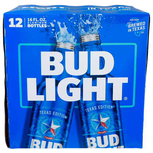 Bud Light Texas Edition Beer - 16 Fluid Ounce - 12 Count
