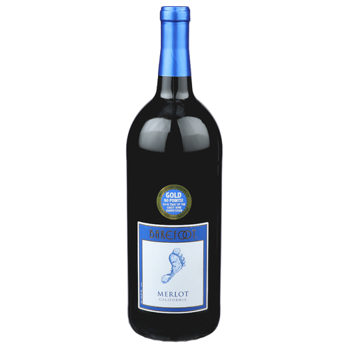 Barefoot Cellars Merlot Red Wine 1.5L Bottle - 1.5 Liter