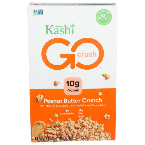 Kashi Go Crunch! Cereal Peanut Butter Crunch - 13.2 Ounce Image 1 of 2