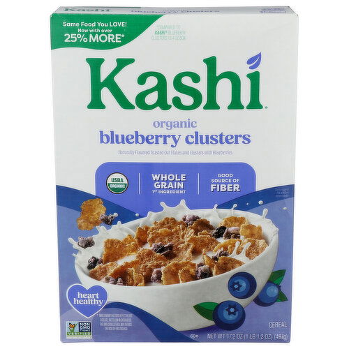 Kashi Blueberry Crunchy ® Organic Clusters Cereal - 17.2 Ounce