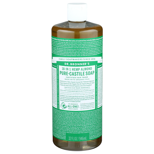 Dr. Bronner's Pure-Castile Soap - 32 Fluid Ounce