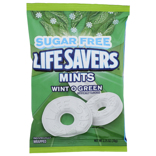 Lifesavers Mints Sugar Free Wint O Green - 2.75 Ounce - 1 Count