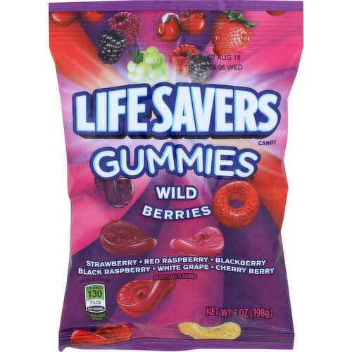 Lifesavers Gummies Wild Berries Peg Bag - 7 Ounce