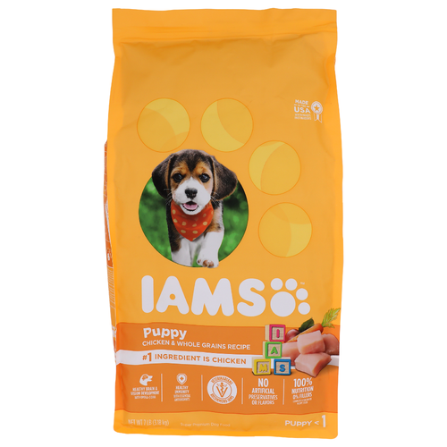 Iams Chicken & Whole Grains Recipe Puppy Super Premium Dog Food - 7 Pound