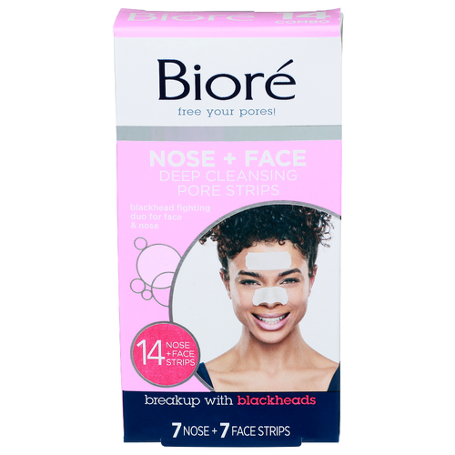 Bioré Biore Nose + Face Deep Cleansing Pore Strips - 14 Count