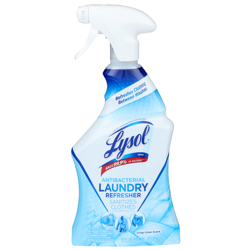 Lysol Crisp Linen Brand Antibacterial Laundry Refresher - 22 Fluid Ounce