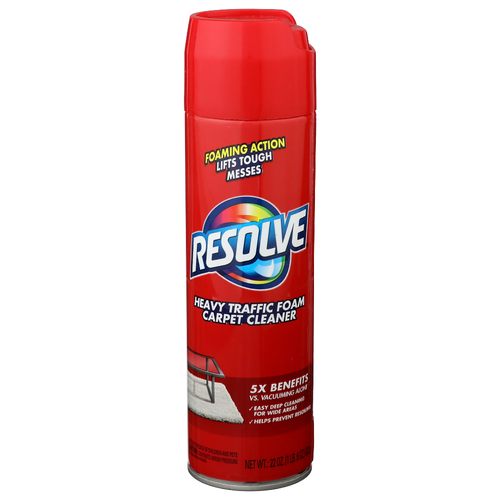 Resolve Heavy Traffic Foam Carpet Cleaner - 22 Ounce