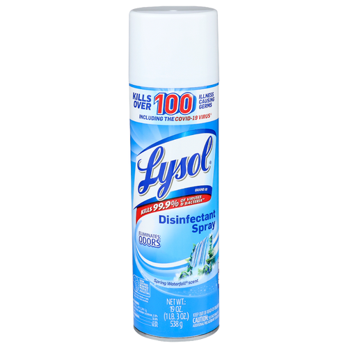 Lysol Spring Waterfall Scent Brand III Disinfectant Spray - 19 Ounce