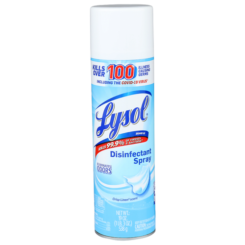 Lysol Crisp Linen Scent Brand III Disinfectant Spray - 19 Ounce