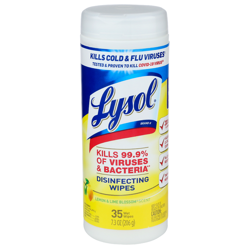 Lysol Lemon & Lime Blossom Brand II Disinfecting Wipes - 0.209 Ounce - 35 Count