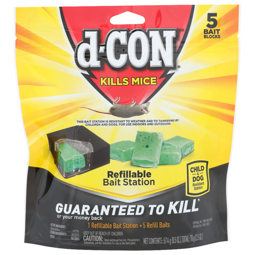 D-Con XVI Kills Mice - 0.5 Ounce - 5 Count