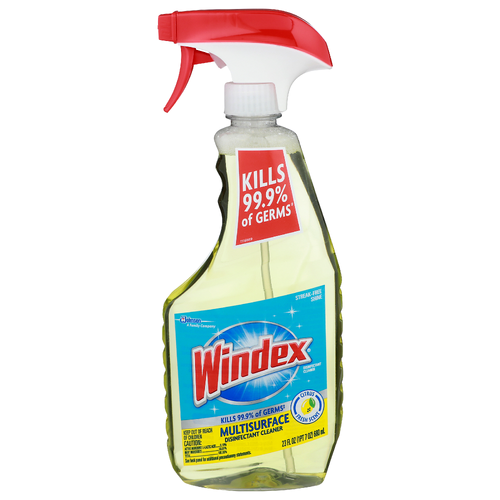 Windex Disinfectant Cleaner, Multisurface, Citrus Fresh Scent - 23 Fluid Ounce