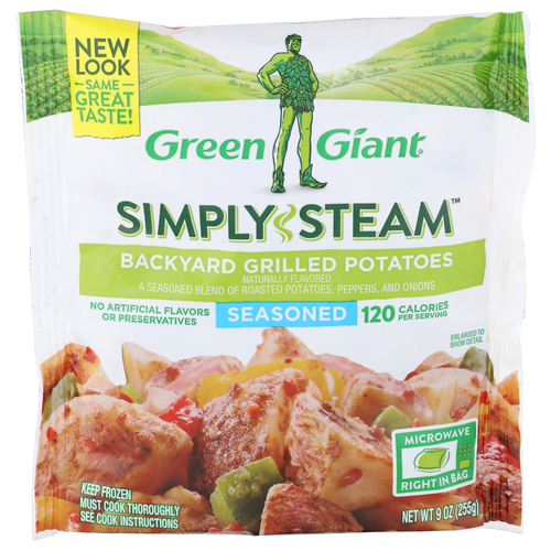 Green Giant Simply Steam Seasoned Backyard Grilled Potatoes - 9 Ounce