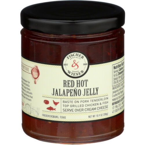 Fischer & Wieser Red Hot Jalapeño Jelly Jalapeno - 10.9 Ounce