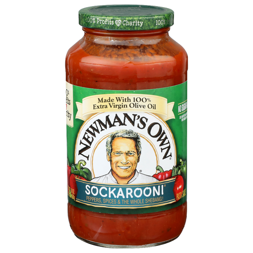 Newman's Own Peppers, Spices & The Whole Shebang! Sockarooni Pasta Sauce - 24 Ounce