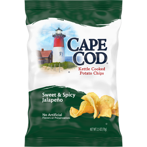 Cape Cod Sweet & Spicy Jalapeno Chips - 2.5 Ounce Image 1 of 2