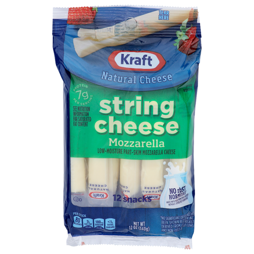 Kraft String Cheese Mozzarella - 12 Ounce