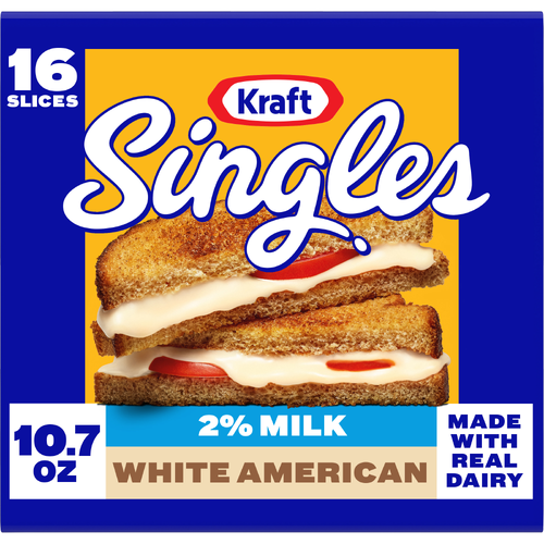 Kraft Reduced Fat Pasteurized Prepared Cheese Product White American - 10.7 Ounce Image 1 of 4