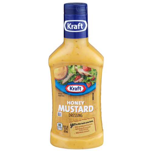 Kraft Honey Mustard Dressing - 16 Fluid Ounce