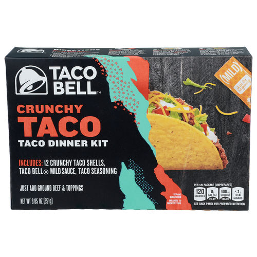 Taco Bell Crunchy Dinner Kit - 8.85 Ounce