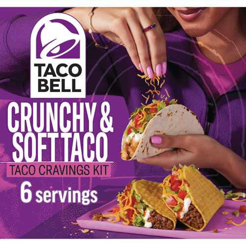 Taco Bell Crunchy & Soft Taco Dinner Kit - 12.77 Ounce Image 1 of 4
