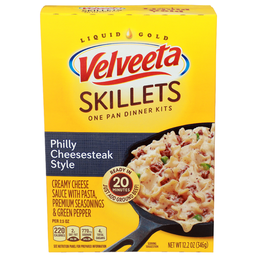 Velveeta Skillets Philly Cheesesteak - 12.2 Ounce