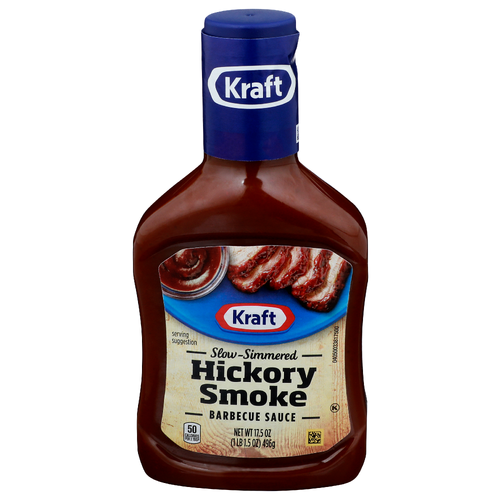 Kraft Hickory Smoke Slow-Simmered Barbecue Sauce - 17.5 Ounce