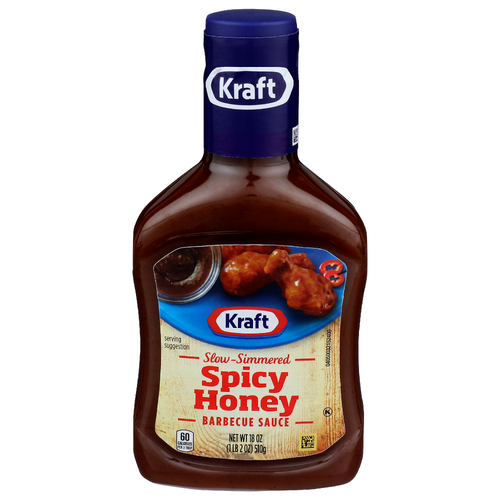 Kraft Spicy Honey Slow-Simmered Barbecue Sauce - 18 Ounce