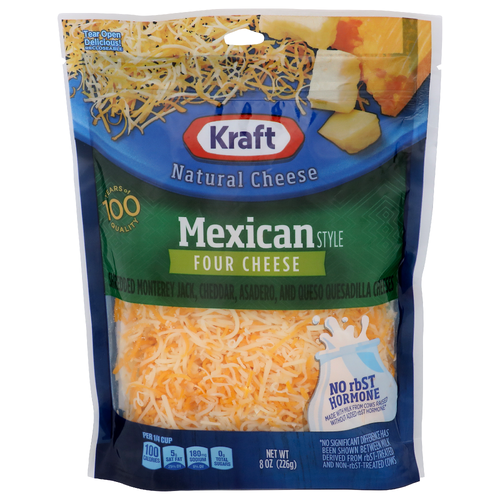 Kraft Natural Cheese Mexican - 8 Ounce