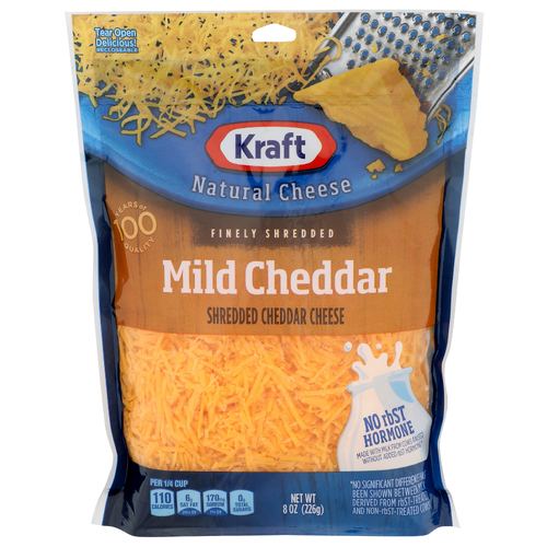 Kraft Natural Cheese Finely Shredded - 8 Ounce