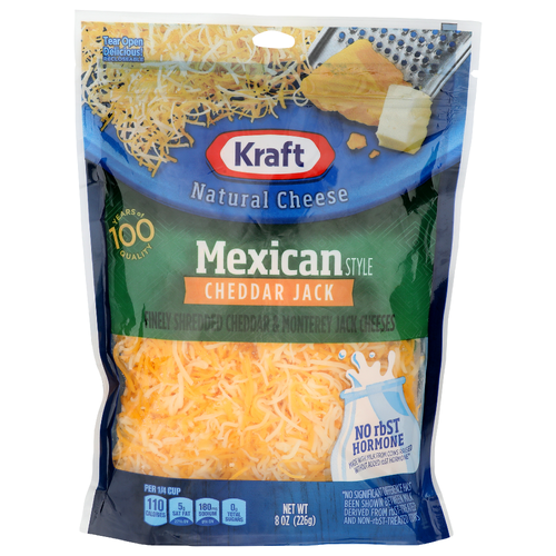 Kraft Mexican Style Cheddar Jack - 8 Ounce