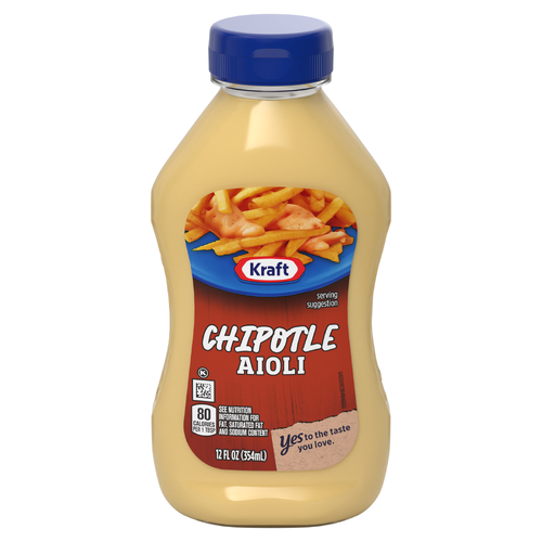 Kraft Chipotle Aioli, Bottle - 12 Fluid Ounce