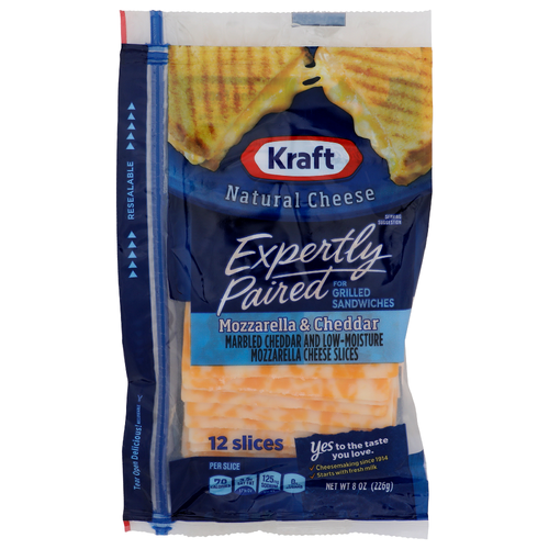 Kraft Mozzarella & Cheddar - 0.667 Ounce - 12 Count