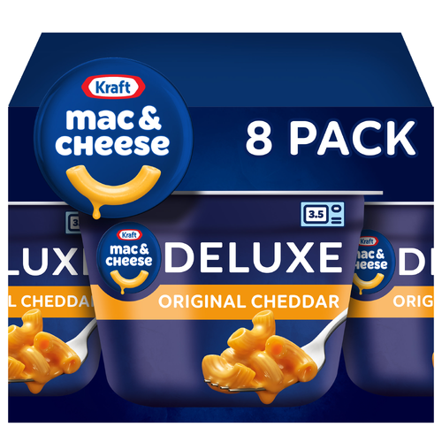 Kraft Deluxe Original Mac & Cheese Cups - 2.39 Ounce