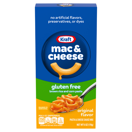 Kraft Gluten Free Original Mac & Cheese Macaroni And Dinner, Box - 6 Ounce