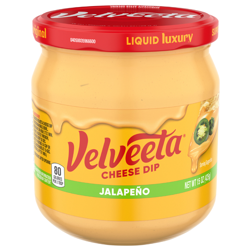 Velveeta Jalapeño Cheese Dip, Jar - 15 Ounce