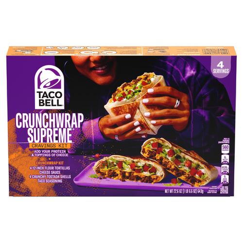 Taco Bell Crunchwrap Supreme Cravings Kit, Box - 22.6 Ounce