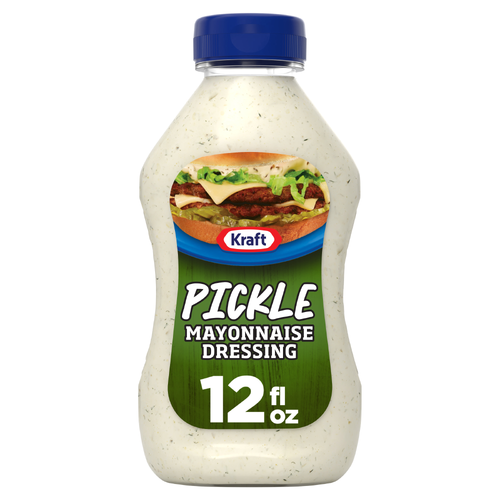Kraft Pickle Mayonnaise Dressing, Bottle - 12 Fluid Ounce