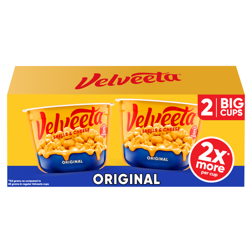 Kraft Velveeta Original Shells & Cheese Pasta Cups - 10 Ounce