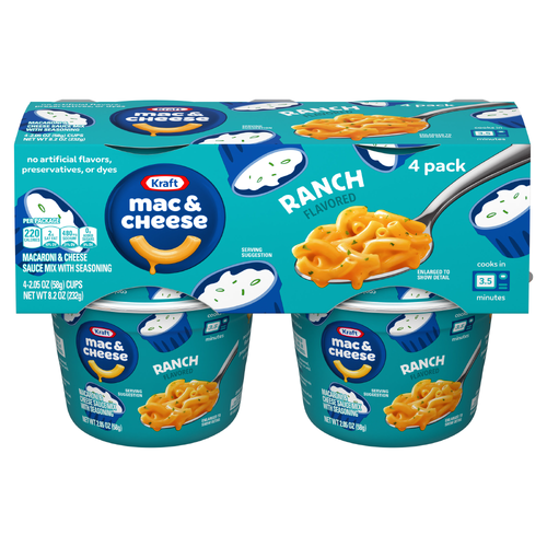 Kraft Ranch Mac & Cheese - 8.2 Ounce Image 1 of 2