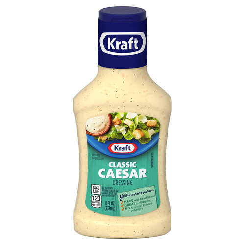 Kraft Classic Caesar Dressing, Bottle - 8 Fluid Ounce