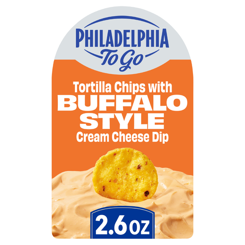 Philadelphia To Go Tortilla Chips With Buffalo Style Cream Cheese Dip - 2.6 Ounce Image 1 of 4
