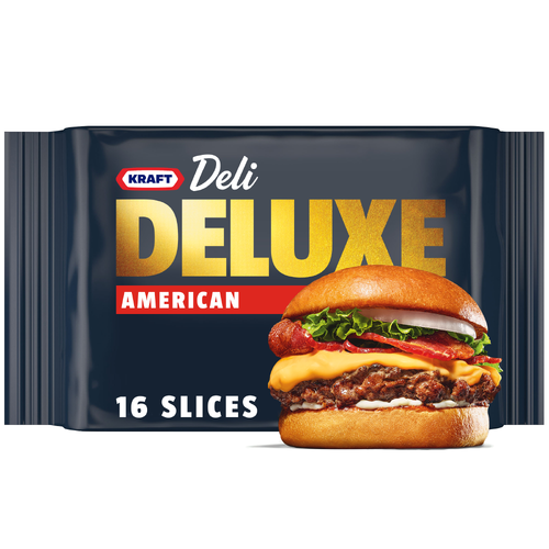 Kraft Pasteurized Process American Cheese Deli Deluxe - 12 Ounce Image 1 of 4