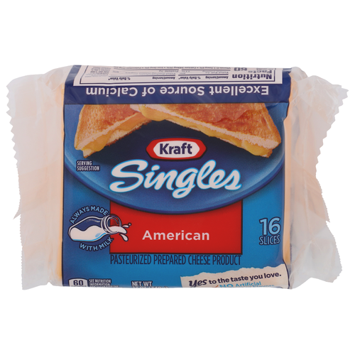 Kraft Prepared Cheese Product American - 0.75 Ounce - 16 Count