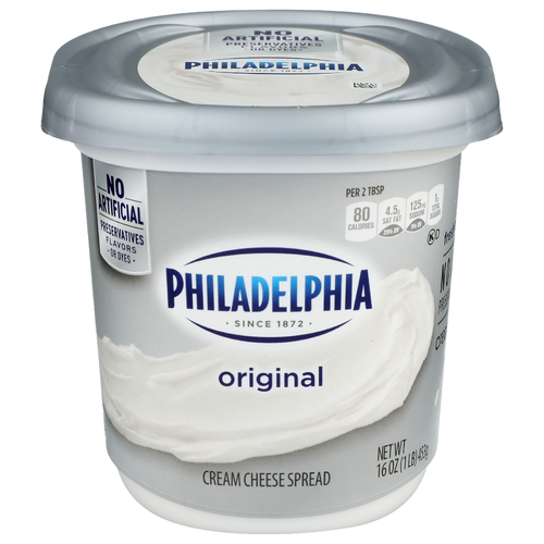 Philadelphia Cream Cheese Spread Original - 16 Ounce