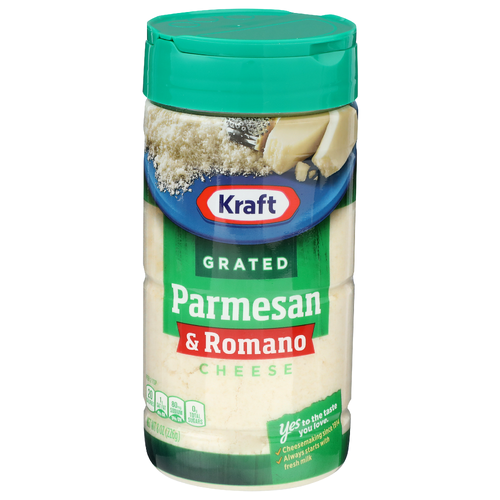 Kraft Grated Parmesan & Romano Cheese - 8 Ounce