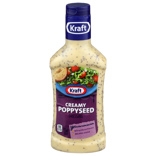 Kraft Creamy Poppyseed Dressing - 16 Fluid Ounce Image 1 of 4