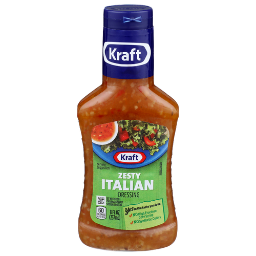 Kraft Zesty Italian Dressing - 8 Fluid Ounce