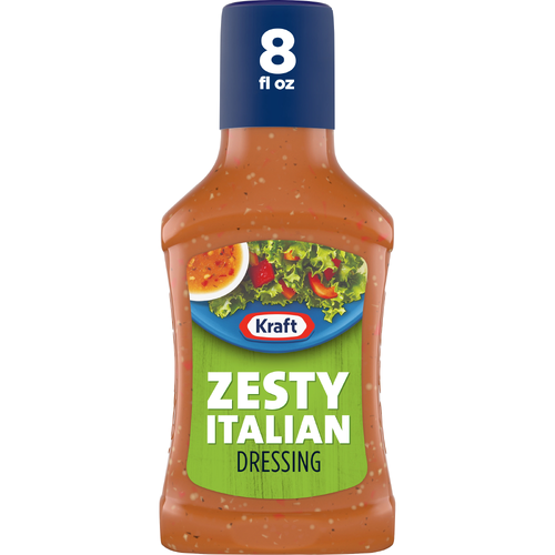 Kraft Zesty Italian Dressing - 8 Fluid Ounce Image 1 of 4